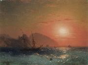 Ivan Aivazovsky View Of The Ayu Dag Crimea Germany oil painting artist